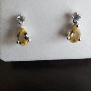 Citrine Drop Earrings